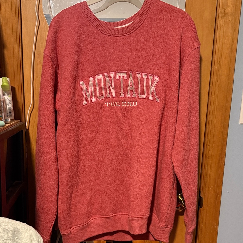 Montauk The End Red Sweater
